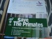 Freebie: savetheprimates, Free  Campaign materials