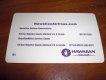 Freebie: hawaiianair, free plastic card