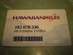 Freebie: hawaiianair, free plastic card