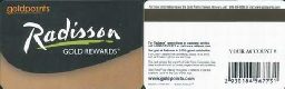 Freebie: Radisson, Free bonus card