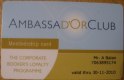 Freebie: Ambassadorclub, Free Ambassador Club card