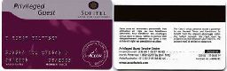 Freebie: Accorhotels, Member plastic card from Accor Hotels. Click on Me