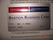 Freebie: Bastionhotels, Aanvraag Business Card
