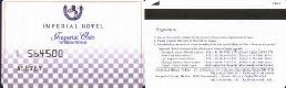 Freebie: Imperialhotel, Free plastic card