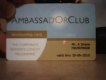 Freebie: Ambassadorclub, Free Ambassador Club card